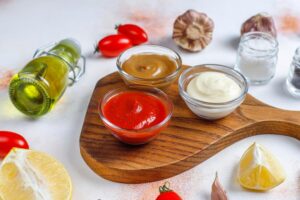 homemade-ketchup-mustard-mayonnaise-sauce_114579-53041